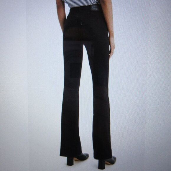 LEVI'S Classic Bootcut Jeans Womens 10 SHORT (30x30) Black Stretch Denim 2 NWT - Picture 1 of 14